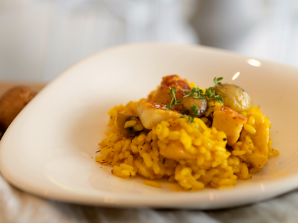 Risotto with Grilled Cheese