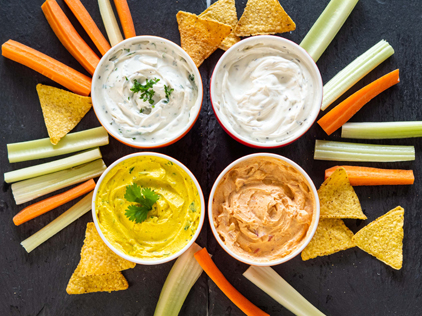 Dipping mix with Hungarian and Turkish Labneh