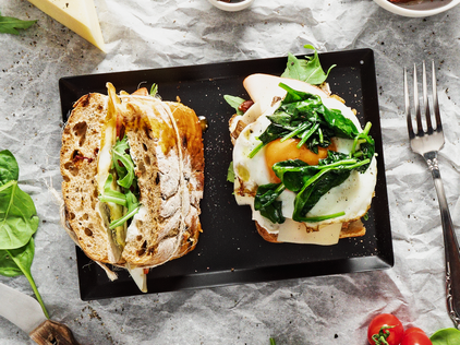 Sandwich with rich Hajdú Kashkawan cheese